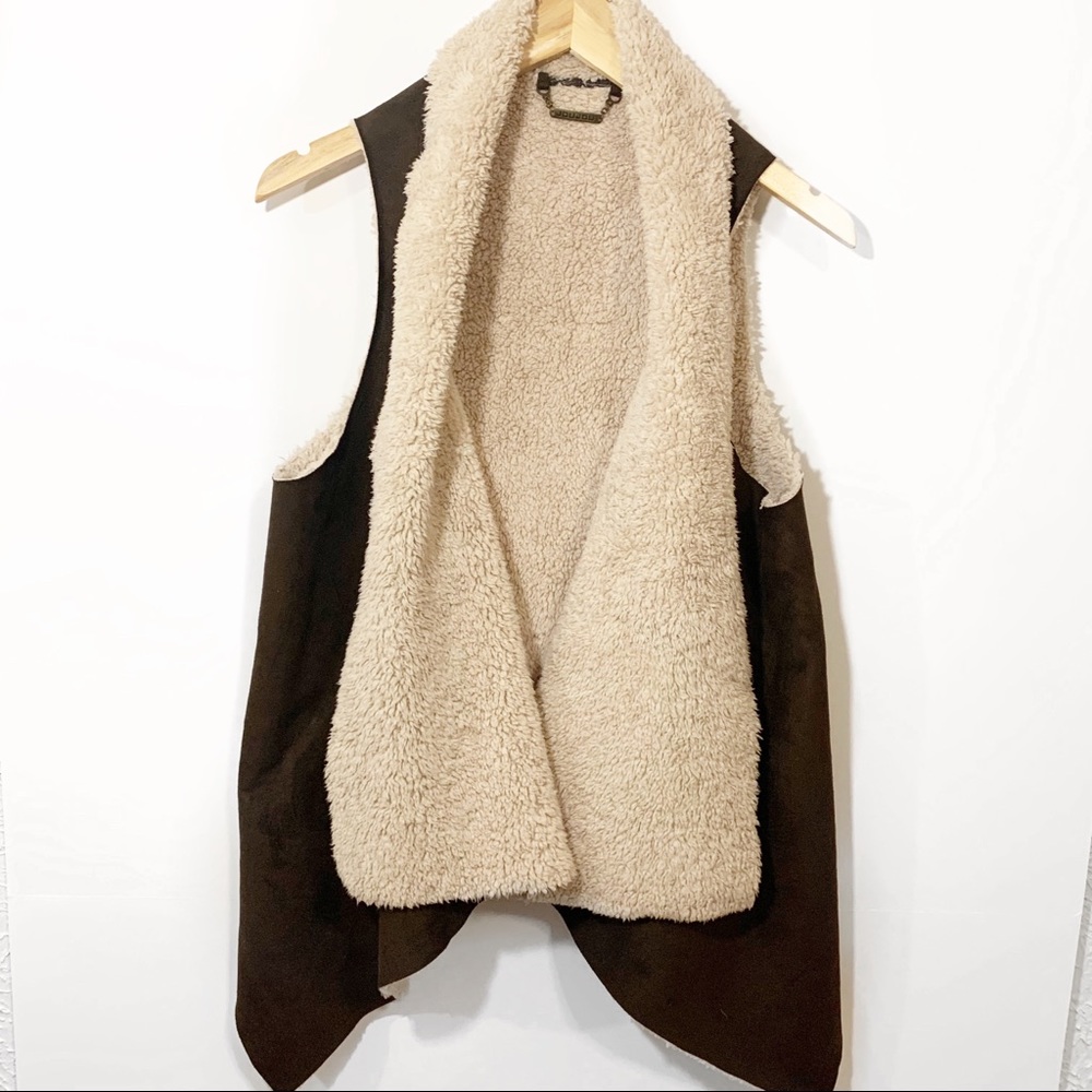 Jou Jou Shearling Sherpa Vest